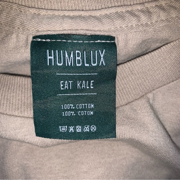 Humblux | Eat Kale Medium Unisex T-Shirt | Coffee - Picture 3 of 5